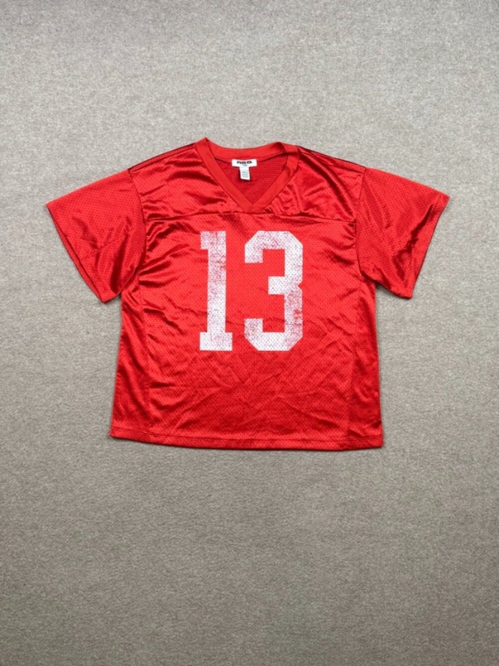 Rsq Football Jersey Women's Cropped Short Sleeve Sportswear